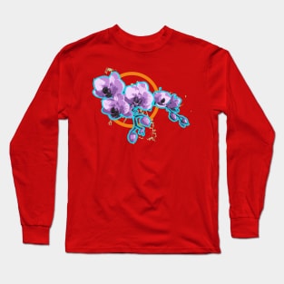 Orchid - Flower explosion Long Sleeve T-Shirt